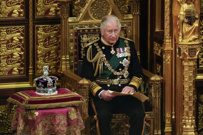Prince Charles Reads Queen's Speech to Parliament