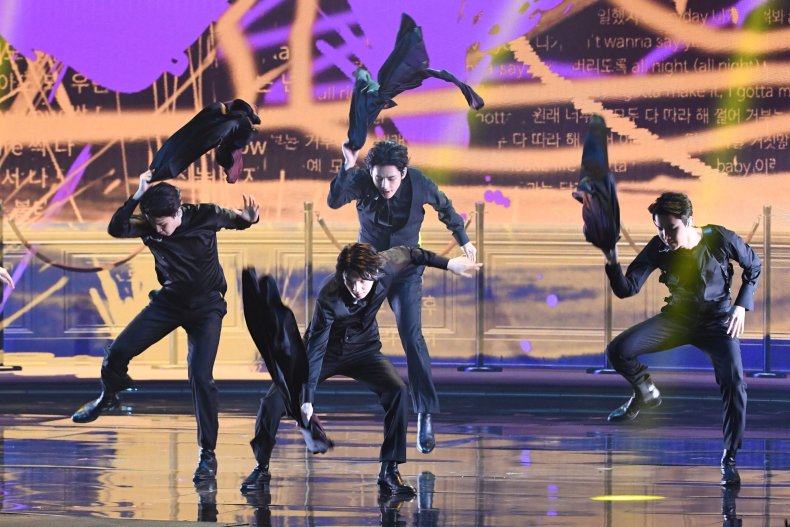 BTS performing before their break