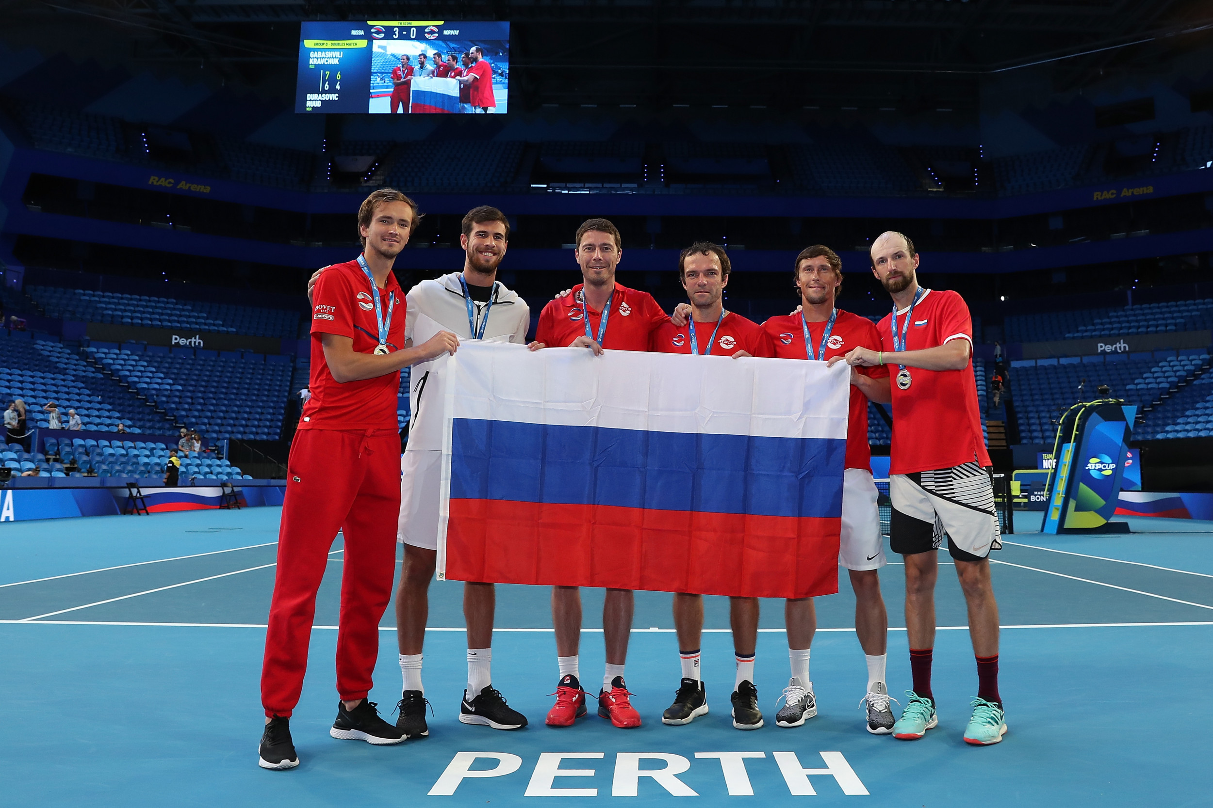 Russia, Belarus Tennis Players Can't Play Under National Flags at U.S. Open