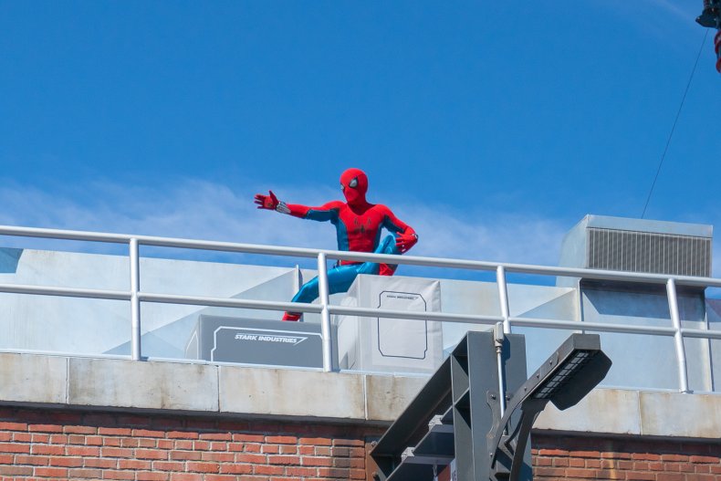 Disneyland’s Spider-Man Stunt Fails in Front of Crowd in Viral Video