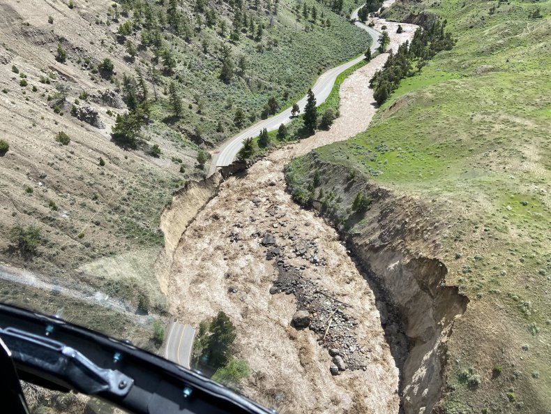 Yellowstone national park floods