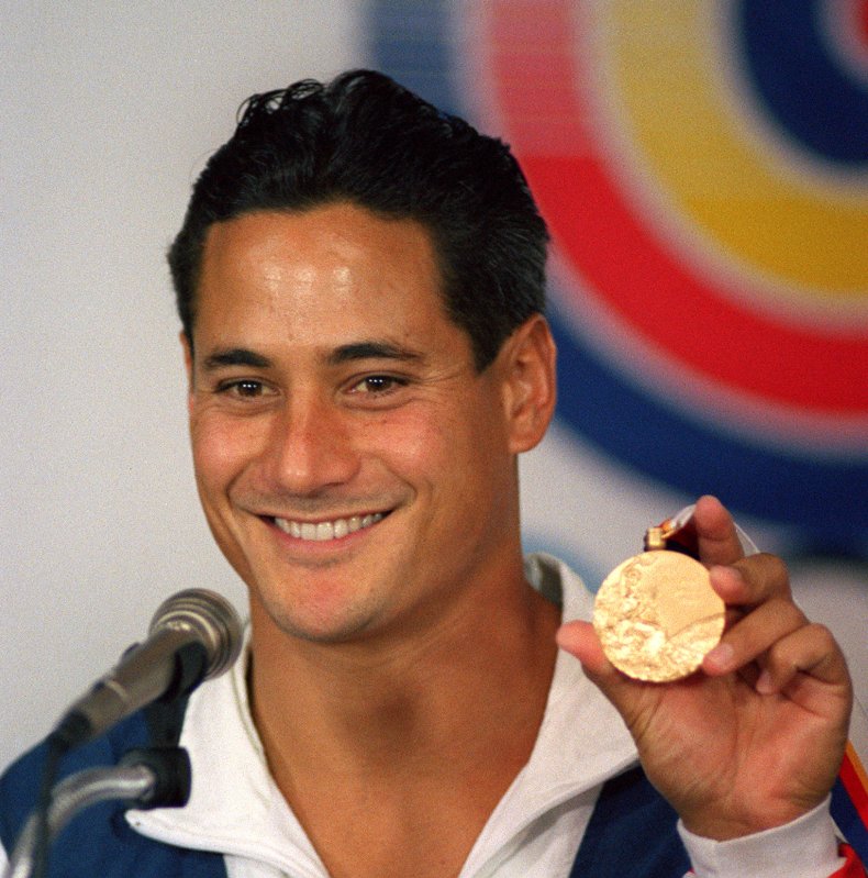 Greg Louganis at Seoul Olympics 1988