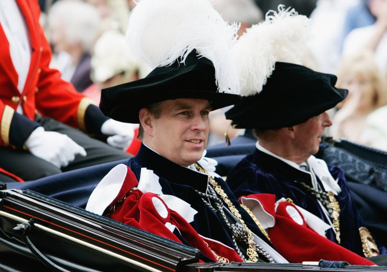 Prince Andrew Garter Day Procession