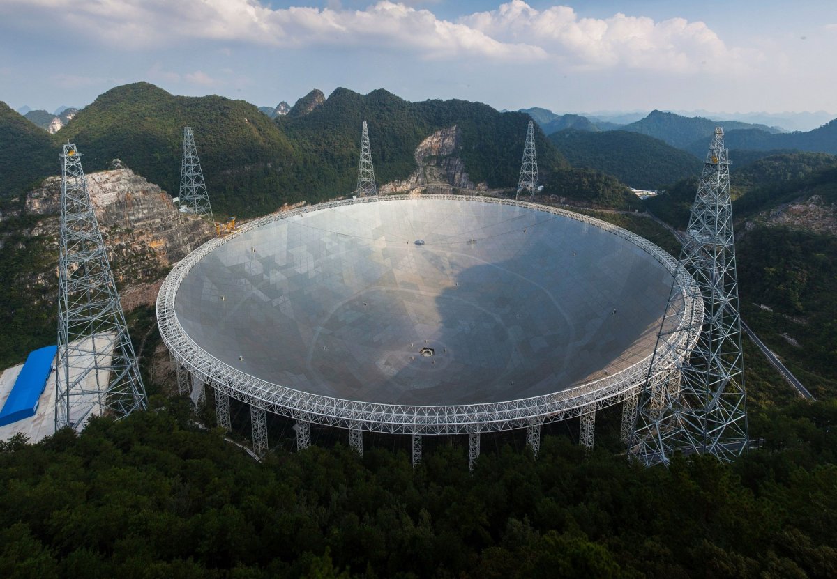 The FAST telescope in China