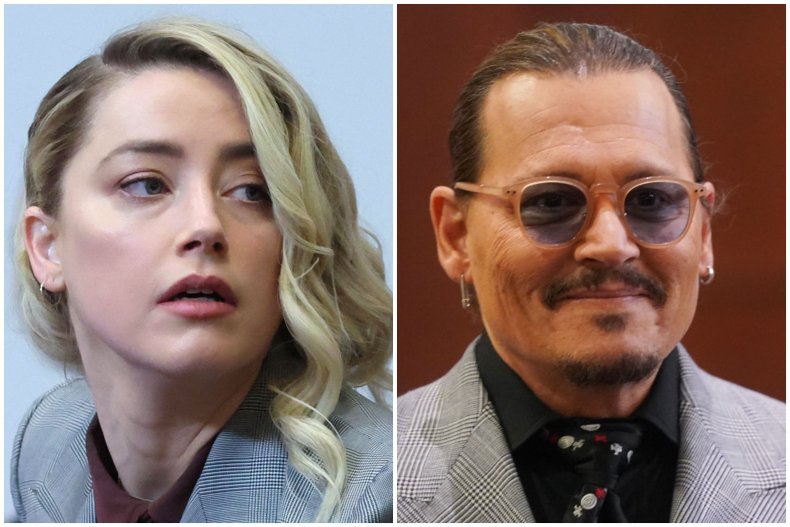 Amber Heard e Johnny Depp in tribunale