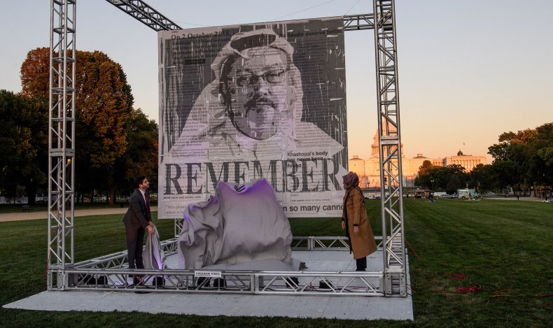 Jamal, Khashoggi, memorial, Washington, DC, 2020