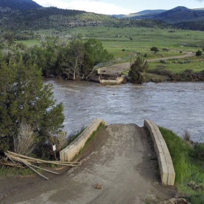 Bridge Damaged Yellowstone