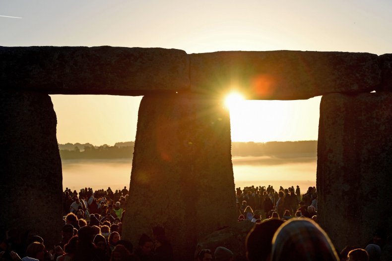 Stonehenge at the summer solstice