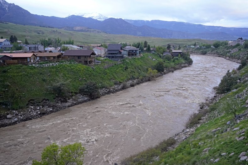 High Flood Waters Yellowstone