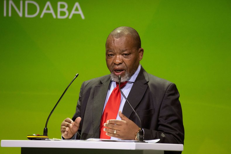 South Africa Energy Minister Gwede Mantash