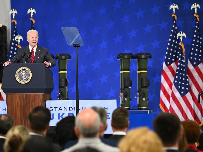 Jo Biden Javelin Anti-Tank Missiles
