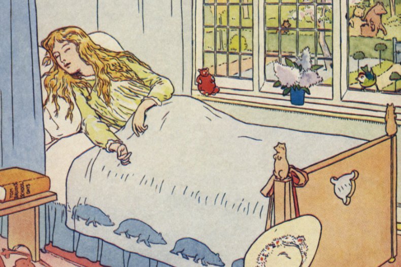 Goldilocks and the Three Bears illustration.