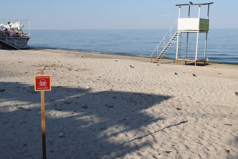Mines Odessa beach