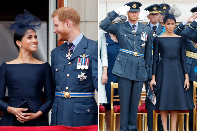 Meghan Markle and Prince Harry RAF 100