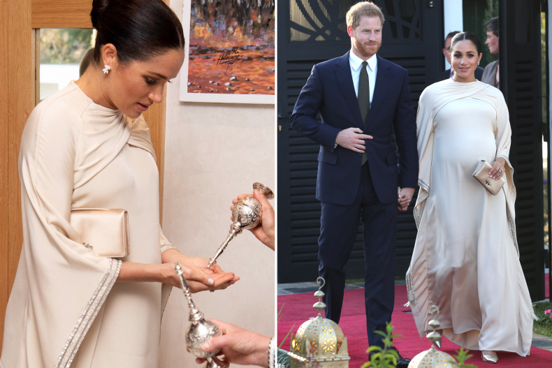 Meghan Markle Christian Dior in Morocco