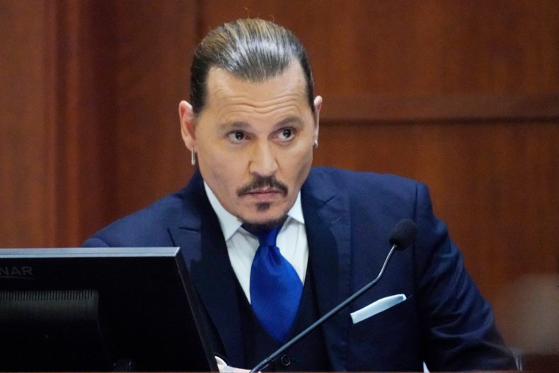 Johnny Depp at his defamation trial