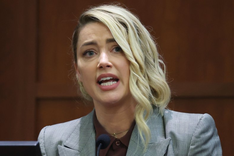 Amber Heard testifying at Johnny Depp trial