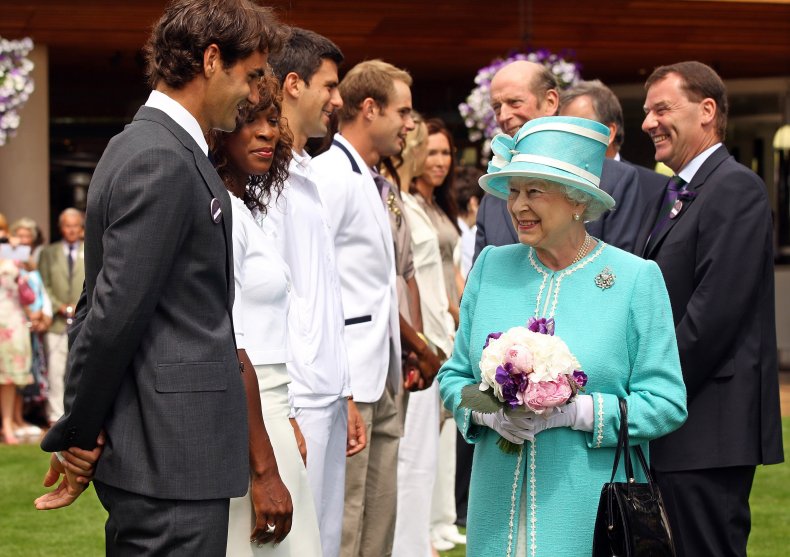 Queen Elizabeth II Wimbledon 2010