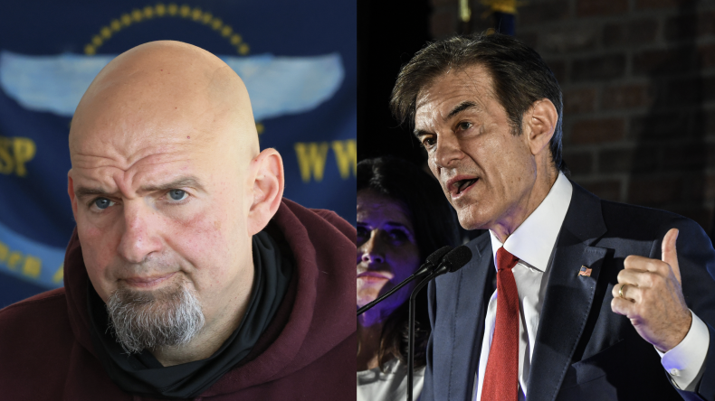 John Fetterman and Dr. Mehmet Oz