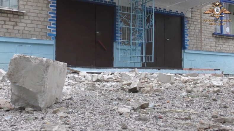 School shelled in Horlivka, Ukraine