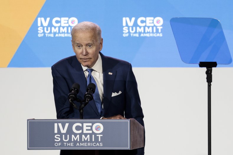 Biden Speaks at a CEO Summit