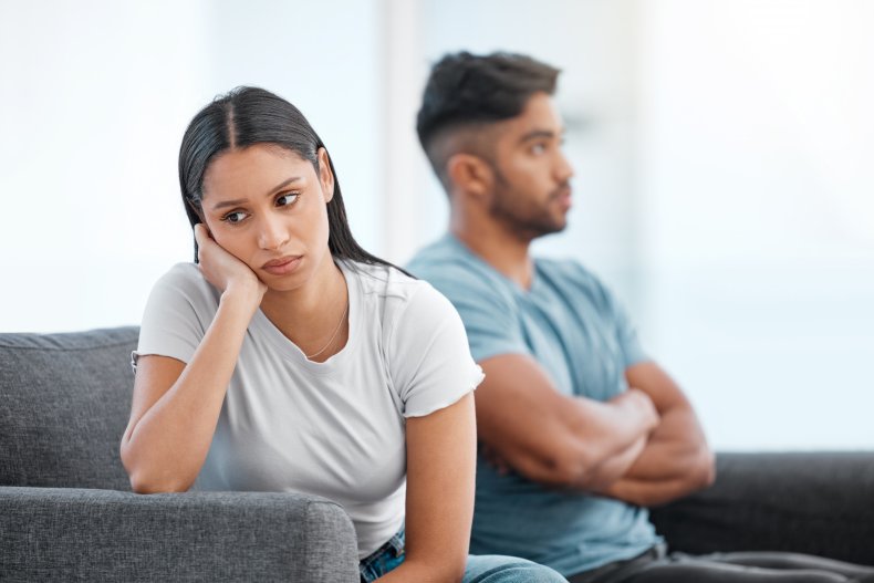 Couple in an argument