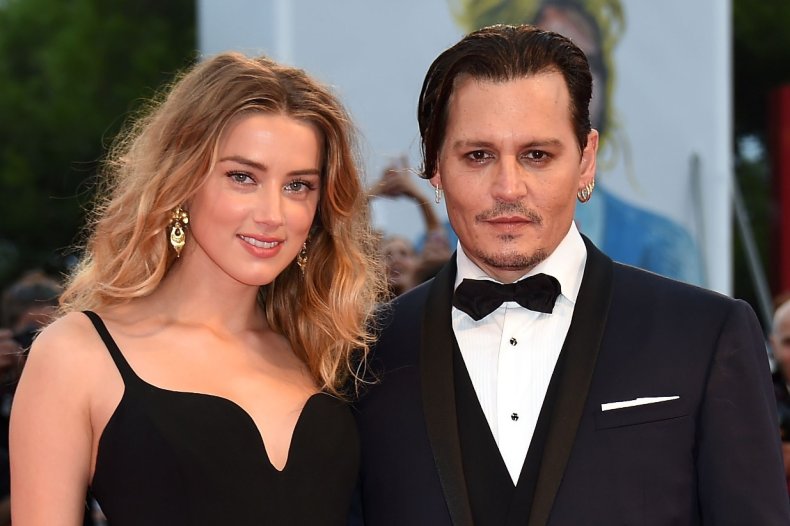 Amber Heard and Johnny Depp before divorcing