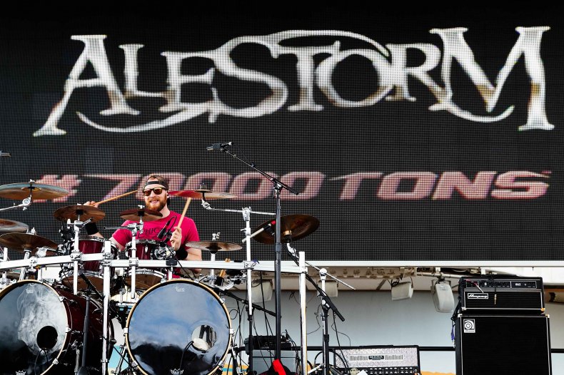 Alestorm performing