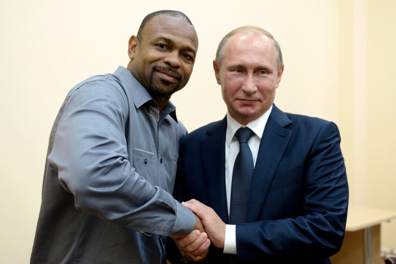 Roy Jones Jr. and Vladimir Putin