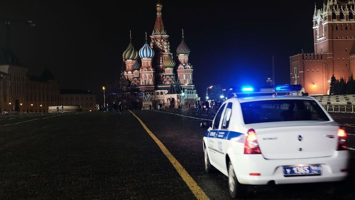 Полиция машины Москва ночь