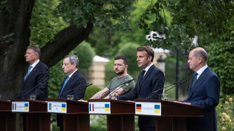 EU press conference in Ukraine