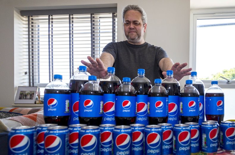 Andy Currie drank a lot of Pepsi