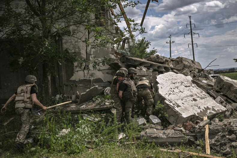Ukrainian soldiers