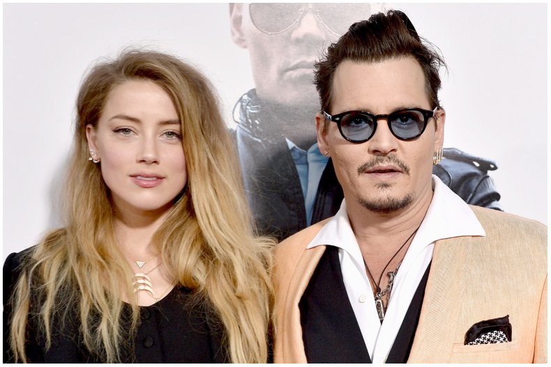Amber Heard and Johnny Depp before divorcing