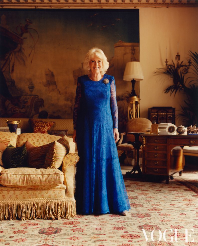 Camilla Duchess of Cornwall for British Vogue