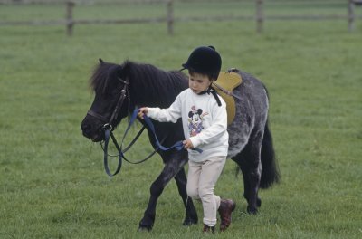 Prince William with Smokey the Pony