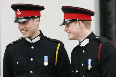 Prince William and Prince Harry Sandhurst