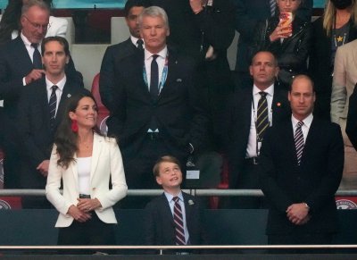Prince William, Kate Middleton Prince George UEFA