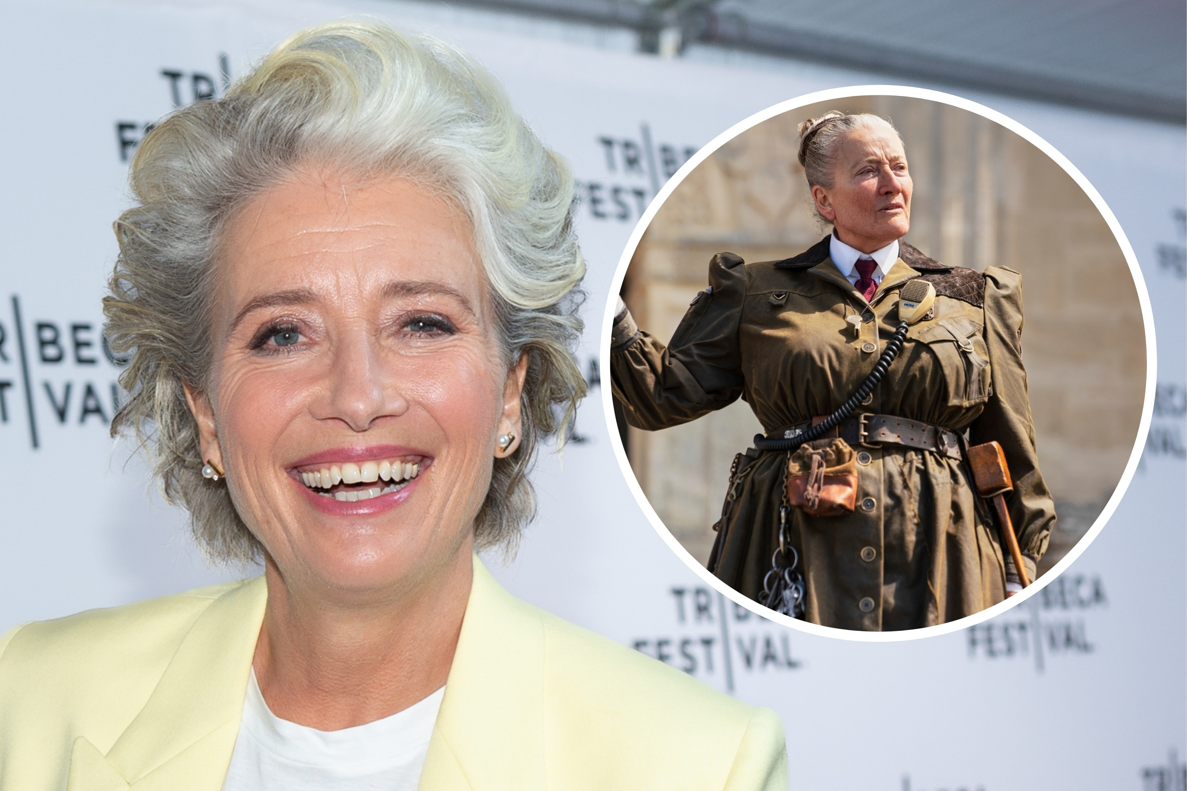Emma Thompson Photos Spark Debate About ‘Big Suits’ In Movies