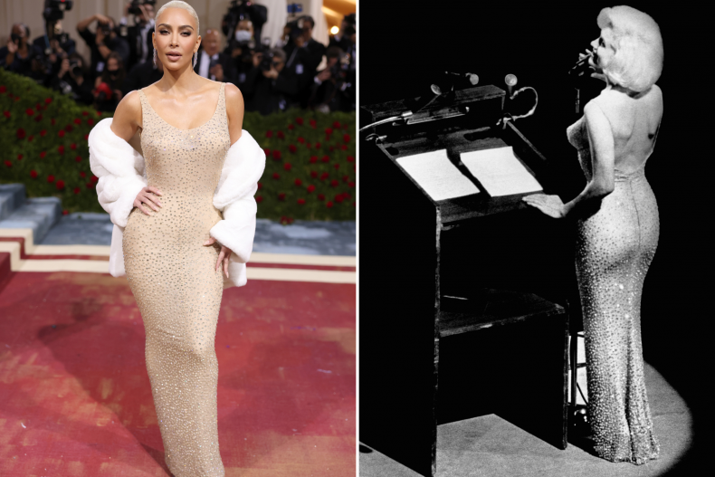 Kim Kardashian Marilyn Monroe Dress