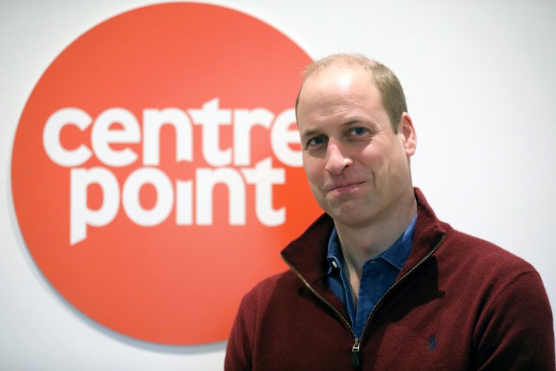 Prince William at Centrepoint