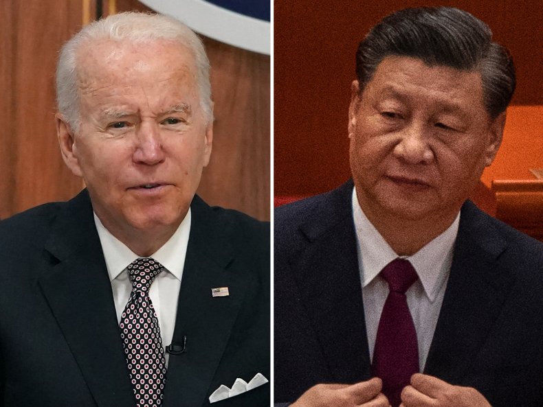 Joe Biden and Xi Jinping