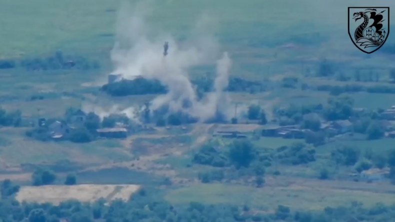 Artillery hits Russian positions in Kherson region