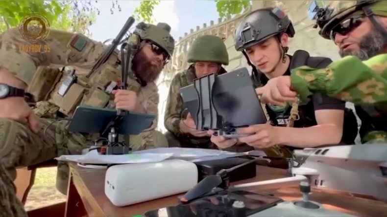 Chechen special forces offensive