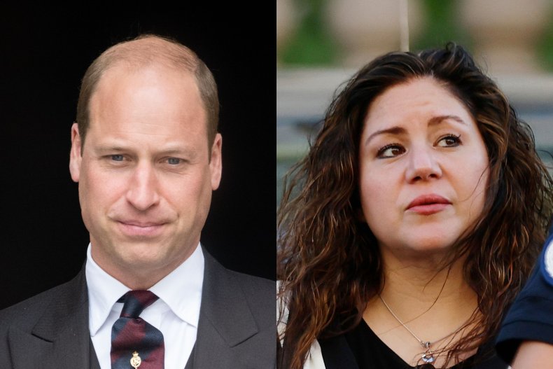 Prince William and Sandra Garza