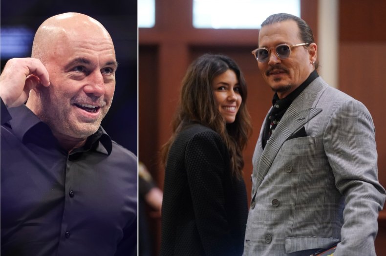 Joe Rogan Camille Vasquez Johnny Depp
