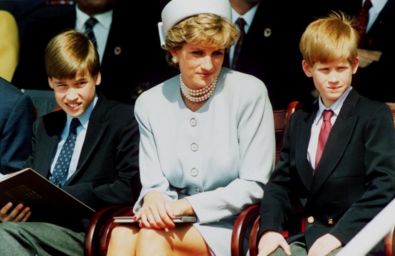 Princess Diana, William and Harry 25th Anniversary