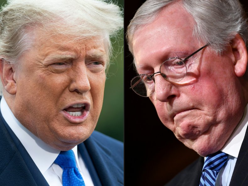 Trump Rails Against McConnell