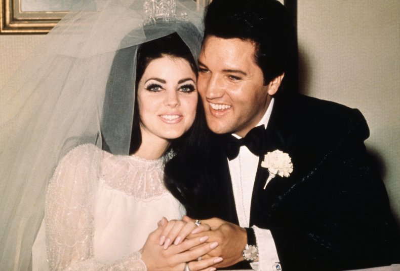 Elvis Presley y su ex esposa Priscilla