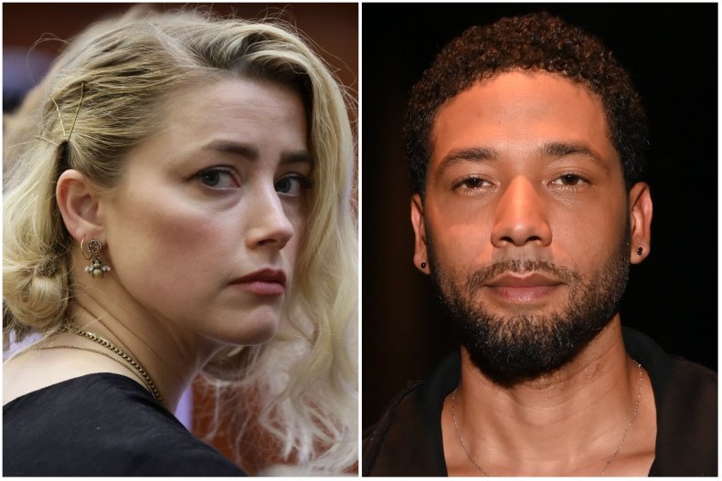 Amber Heard and Jussie Smollett compared post-trial